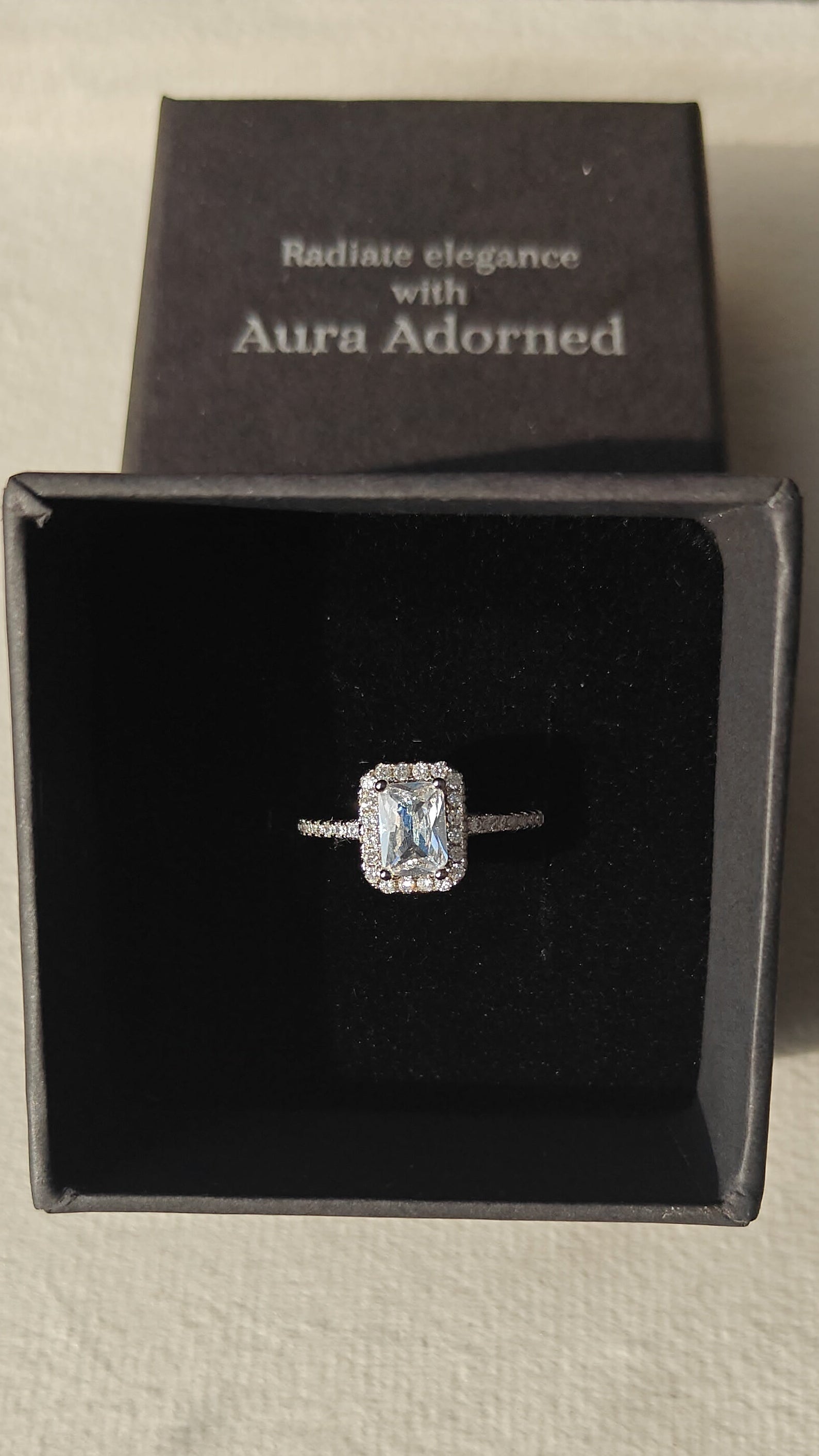 Hazel silver plated adjustable ring