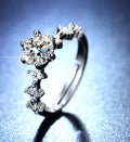 Marrie silver plated adjustable ring