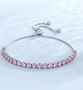 Tryon pink tennis bracelet