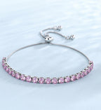 Tryon pink tennis bracelet