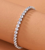 Tryon white tennis bracelet