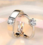 Adormi adjustable couple ring