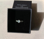 Amelia silver plated adjustable ring