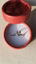 Sereno silver plated adjustable ring