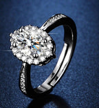 Alice silver plated adjustable ring