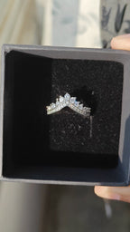 Millie crown shaped ring