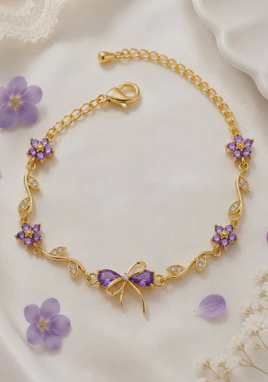 Rapunzel bow bracelet