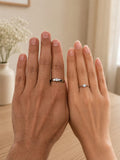 Adormi adjustable couple ring