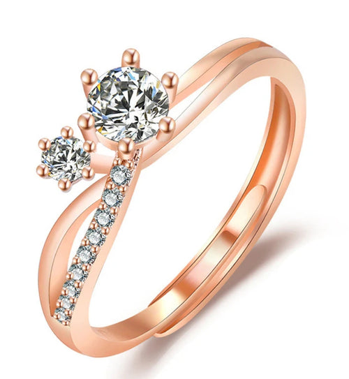 Arreana rose gold plated ring