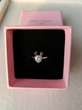 Sereno silver plated adjustable ring