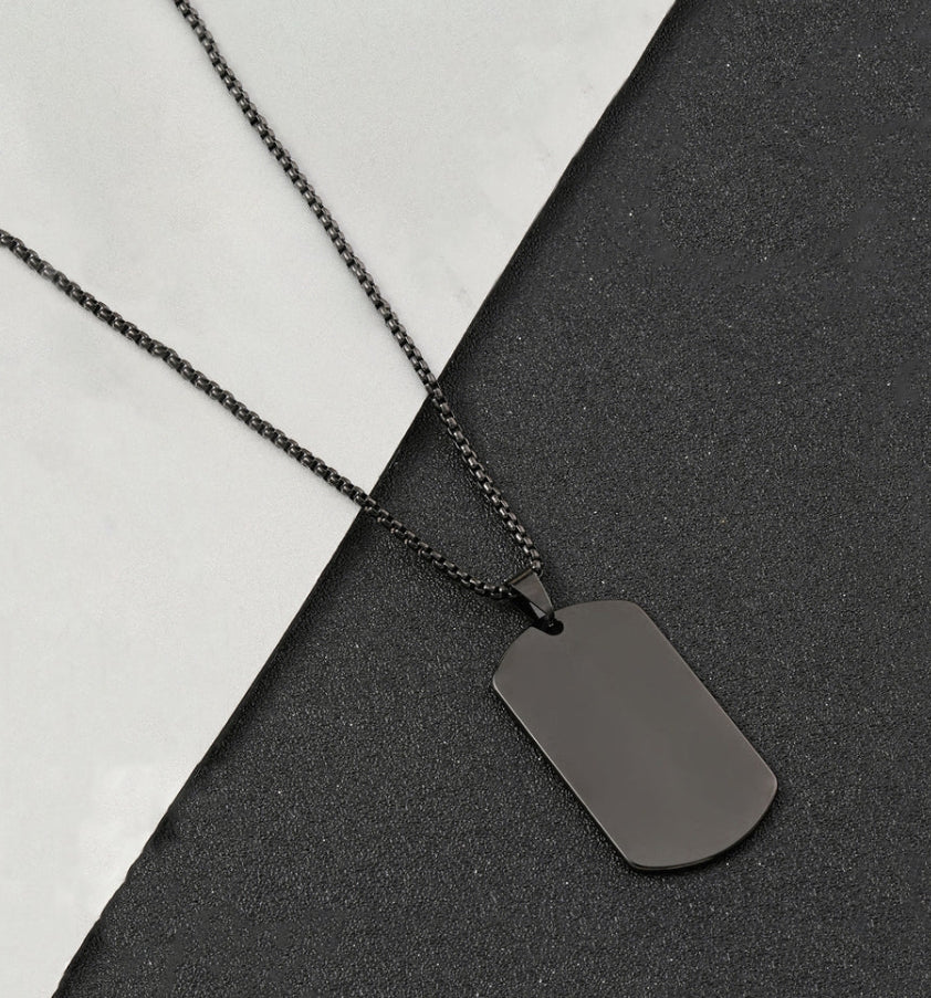 Michael rectangular cut pendant