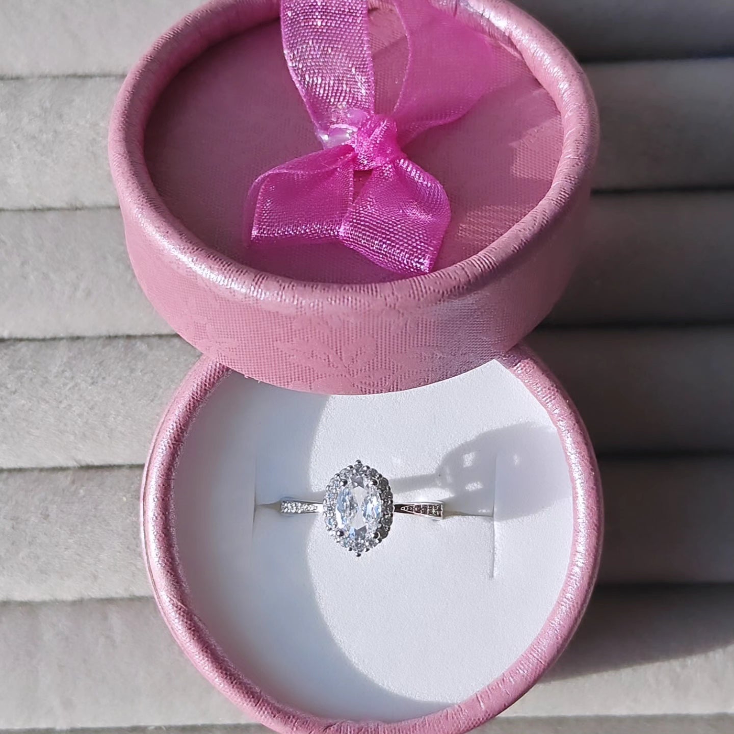Alice silver plated adjustable ring