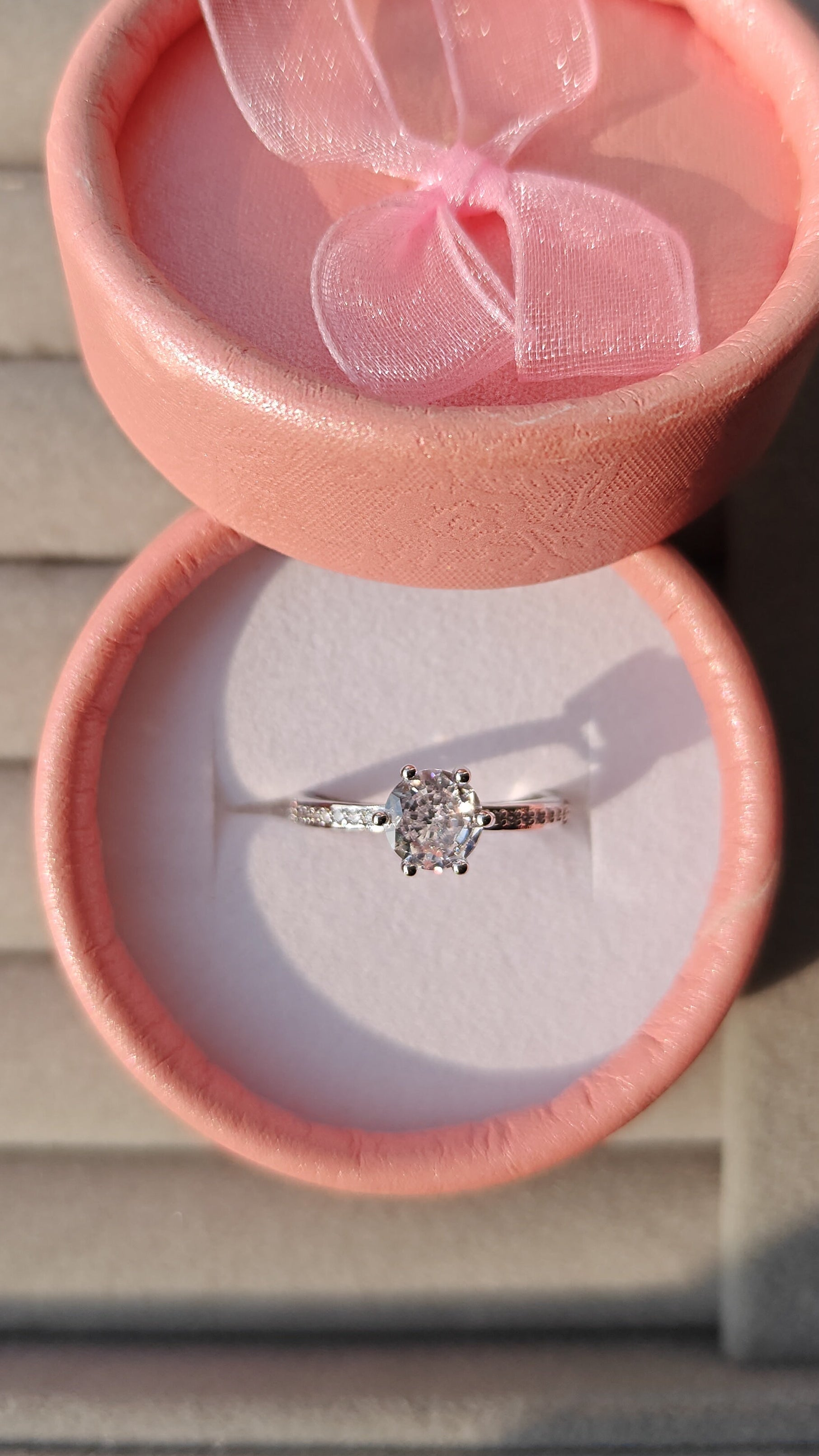 Fizy silver plated adjustable ring