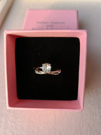 Vinny silver plated adjustable ring