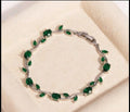 Green tulip bracelet