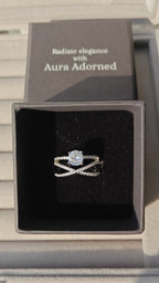 Ruby silver plated adjustable ring