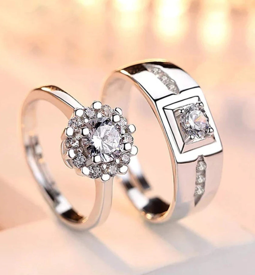 Niara adjustable couple ring